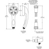 Speakman Caspian VS-3014-BN-E175 Low Flow Hand Shower Head VS-3014-BN-E175